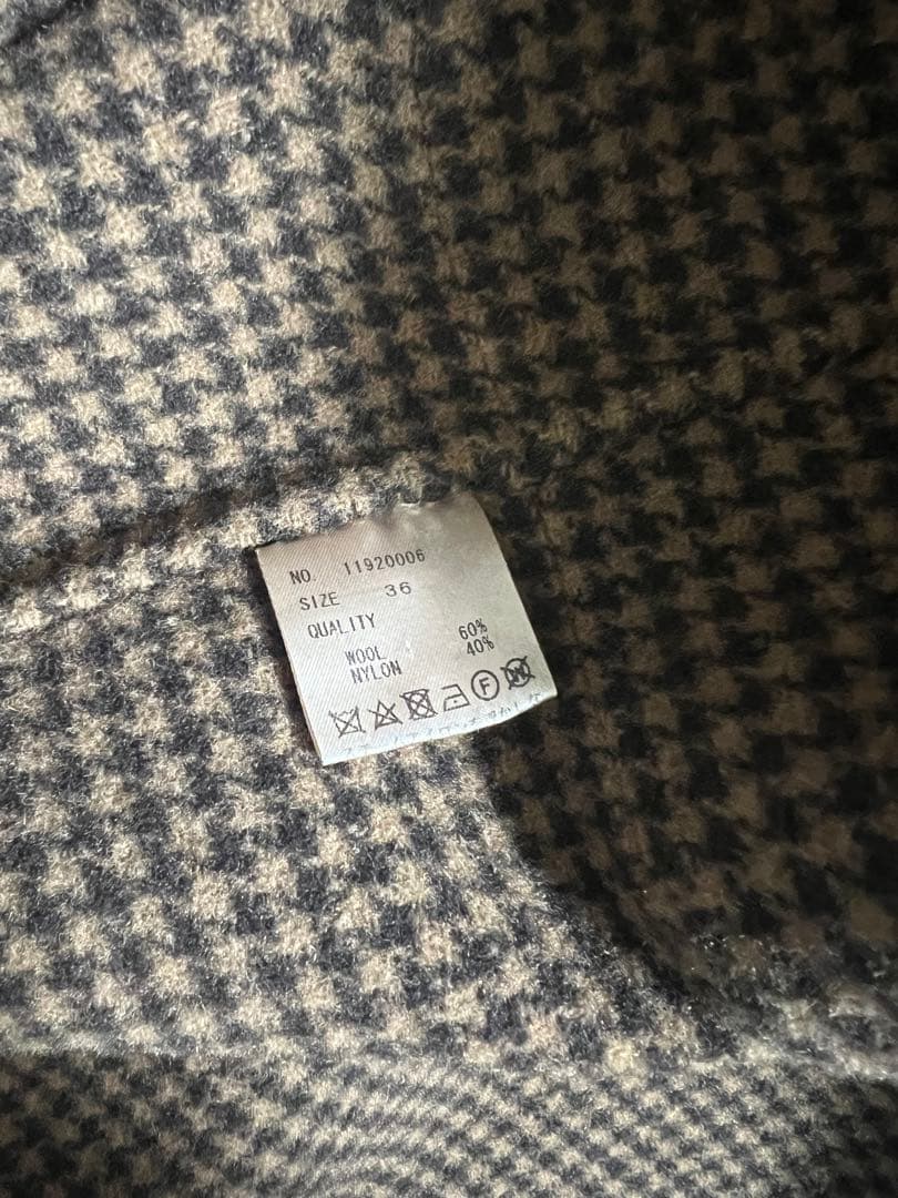 TODAYFUL Over Check Coat 36 オーバーチェックコート
