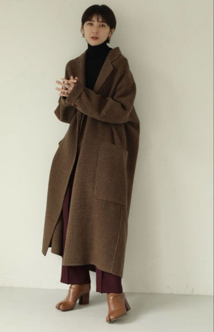 TODAYFUL Over Check Coat 36 オーバーチェックコート