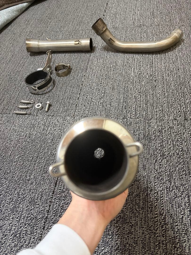 ホーネット250 LCIパーツ スリップオンマフラー