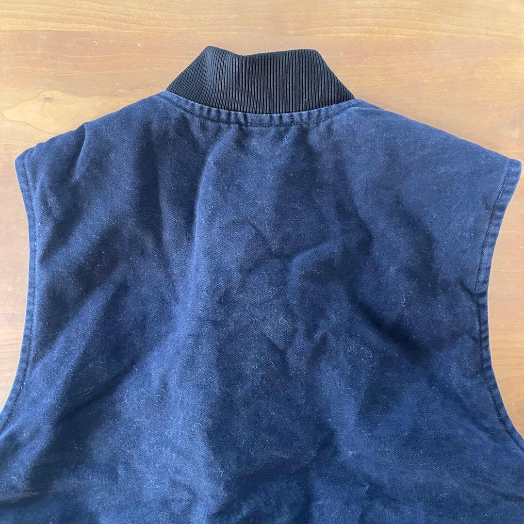 カーハート V02 ダックベスト MDT USAアメリカ製 紺色Lサイズ