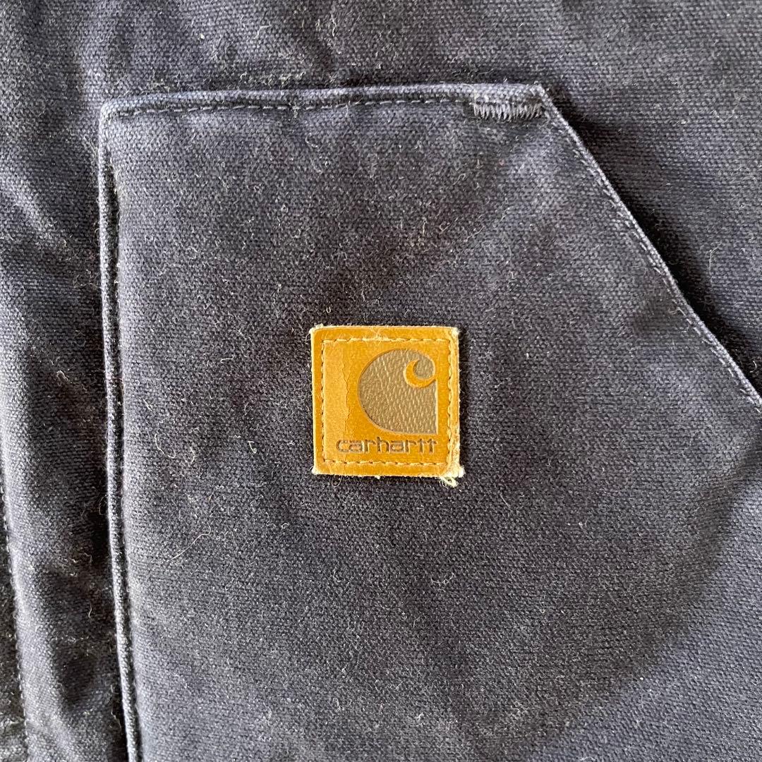 カーハート V02 ダックベスト MDT USAアメリカ製 紺色Lサイズ