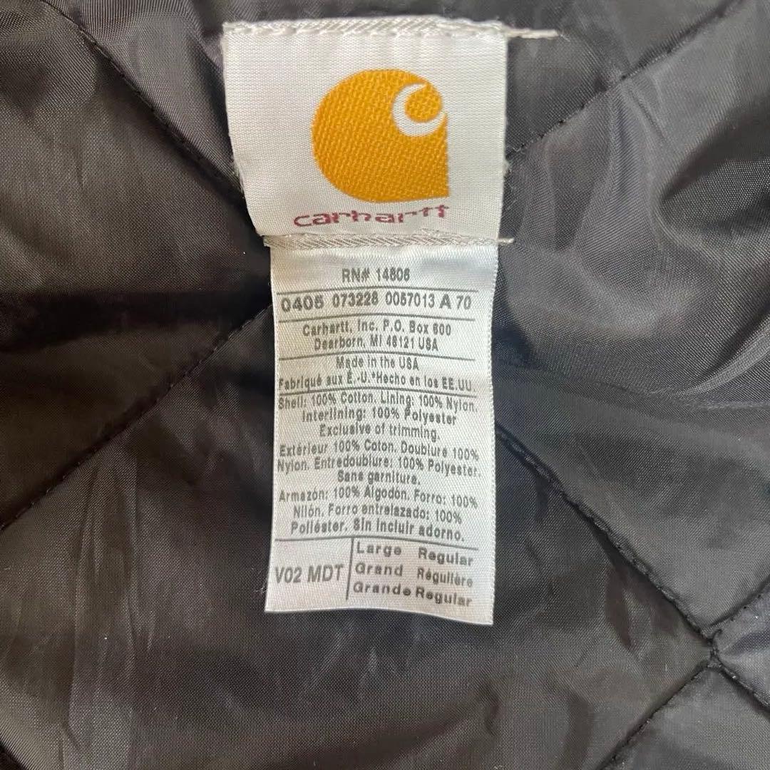 カーハート V02 ダックベスト MDT USAアメリカ製 紺色Lサイズ