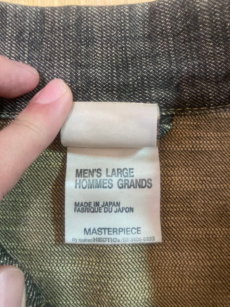 マスターピース　スラブデニムジャケット　L masterpiece