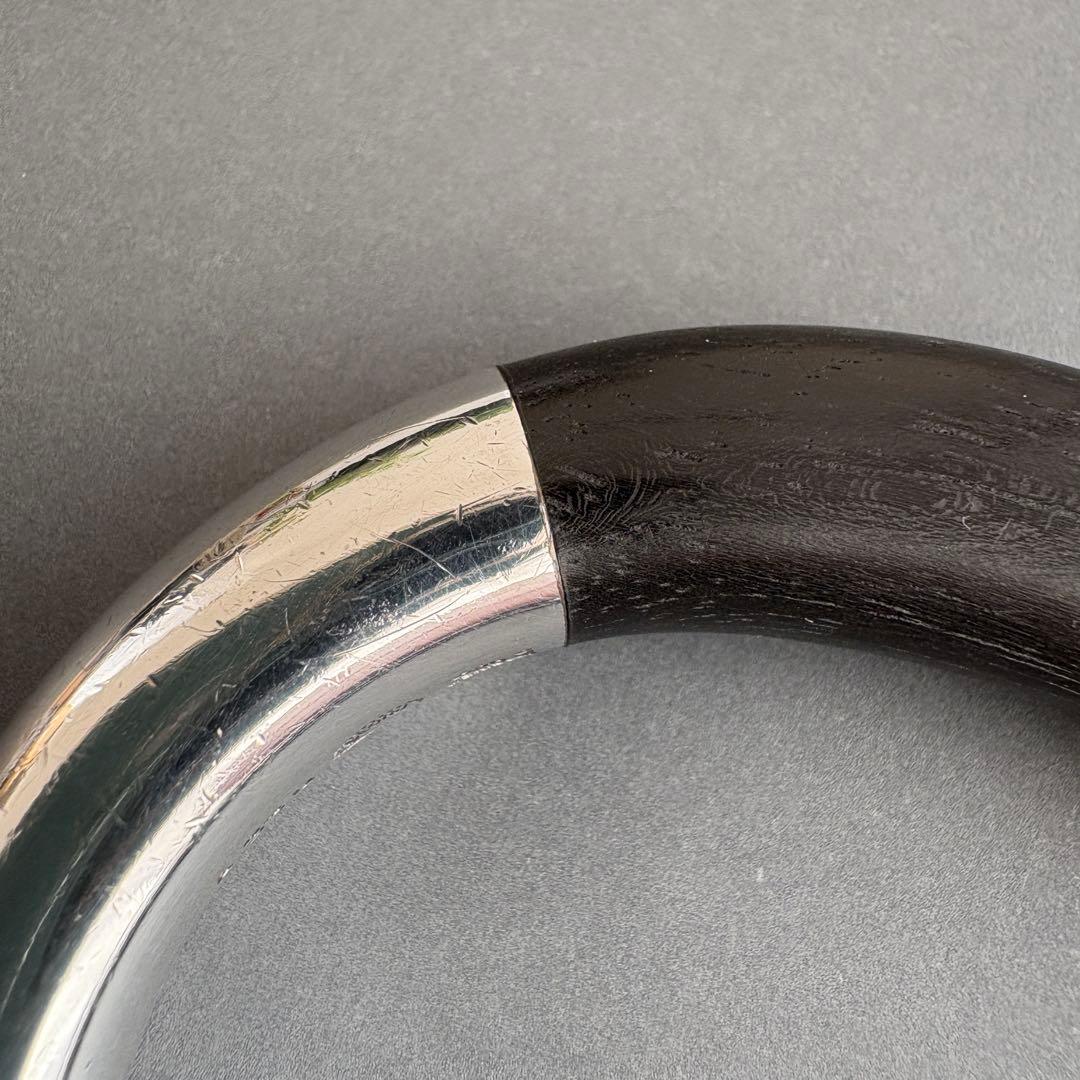 希少 ジョージジェンセン バングル A33B エボニー 黒檀 ヴィンテージ 廃盤