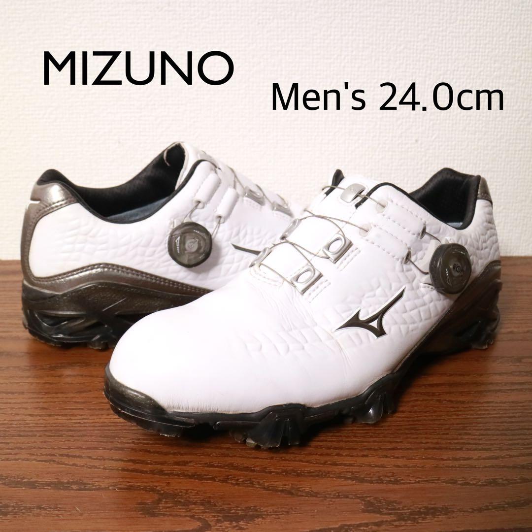 【美品】 mizuno GOLF メンズ BOA搭載 人気 定価2.7万円