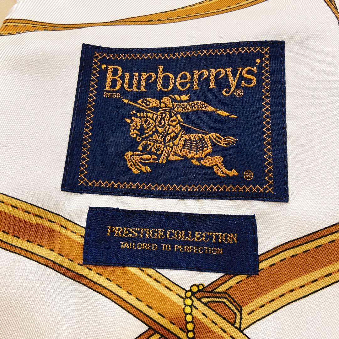 希少！極美品 金タグ バーバリー プレステージコレクション シルク スカーフ柄