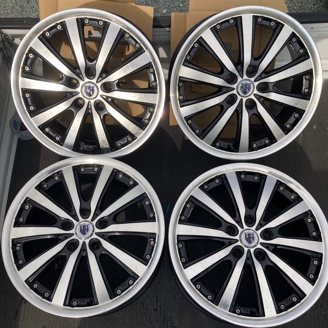 共豊 シュタイナー STEINER 17インチ7J PCD114.3 5穴 4本