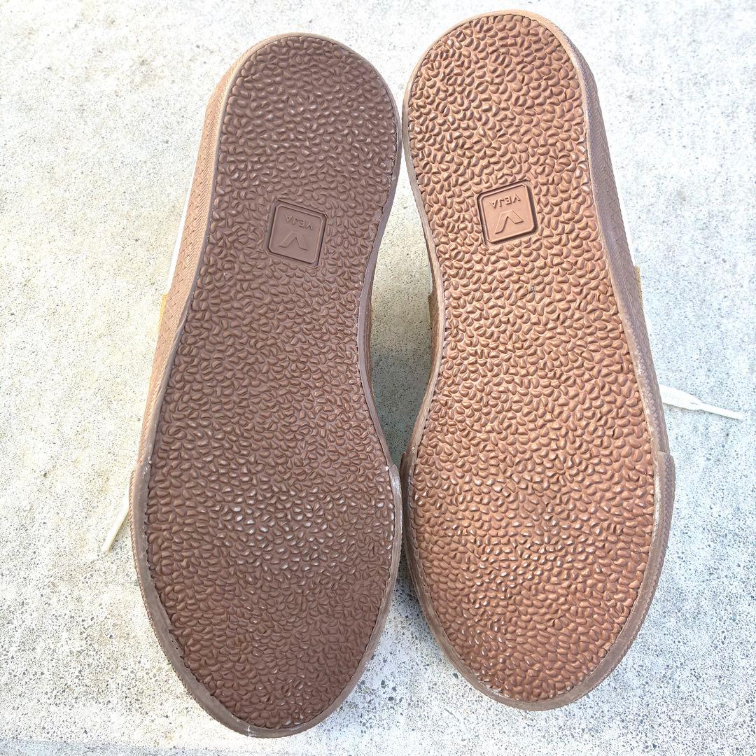 靴 VEJA VOLLEY LEATHER WHITE TENT BARK 24