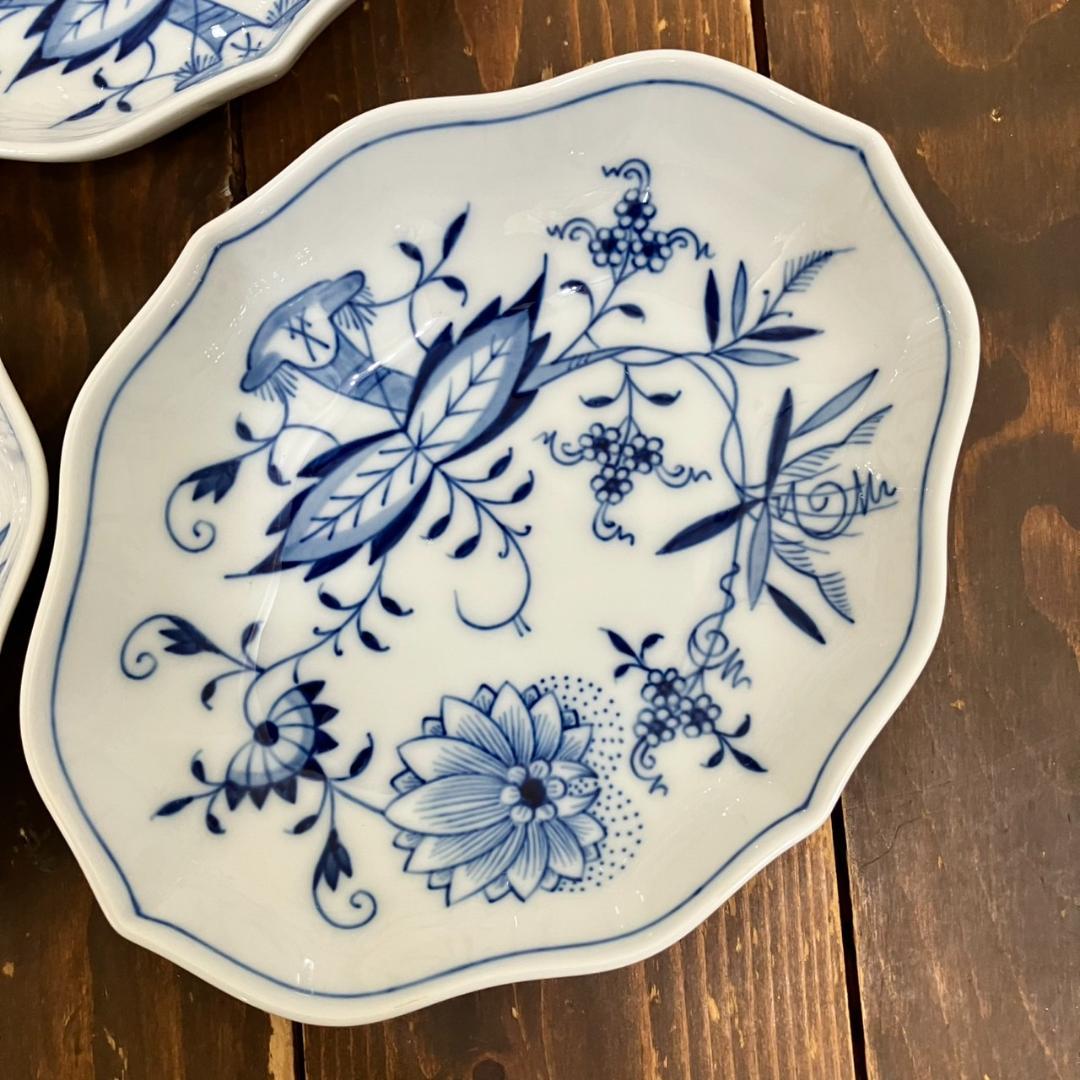 MEISSEN　マイセン ブルーオニオン スモールディッシュ　5枚セット