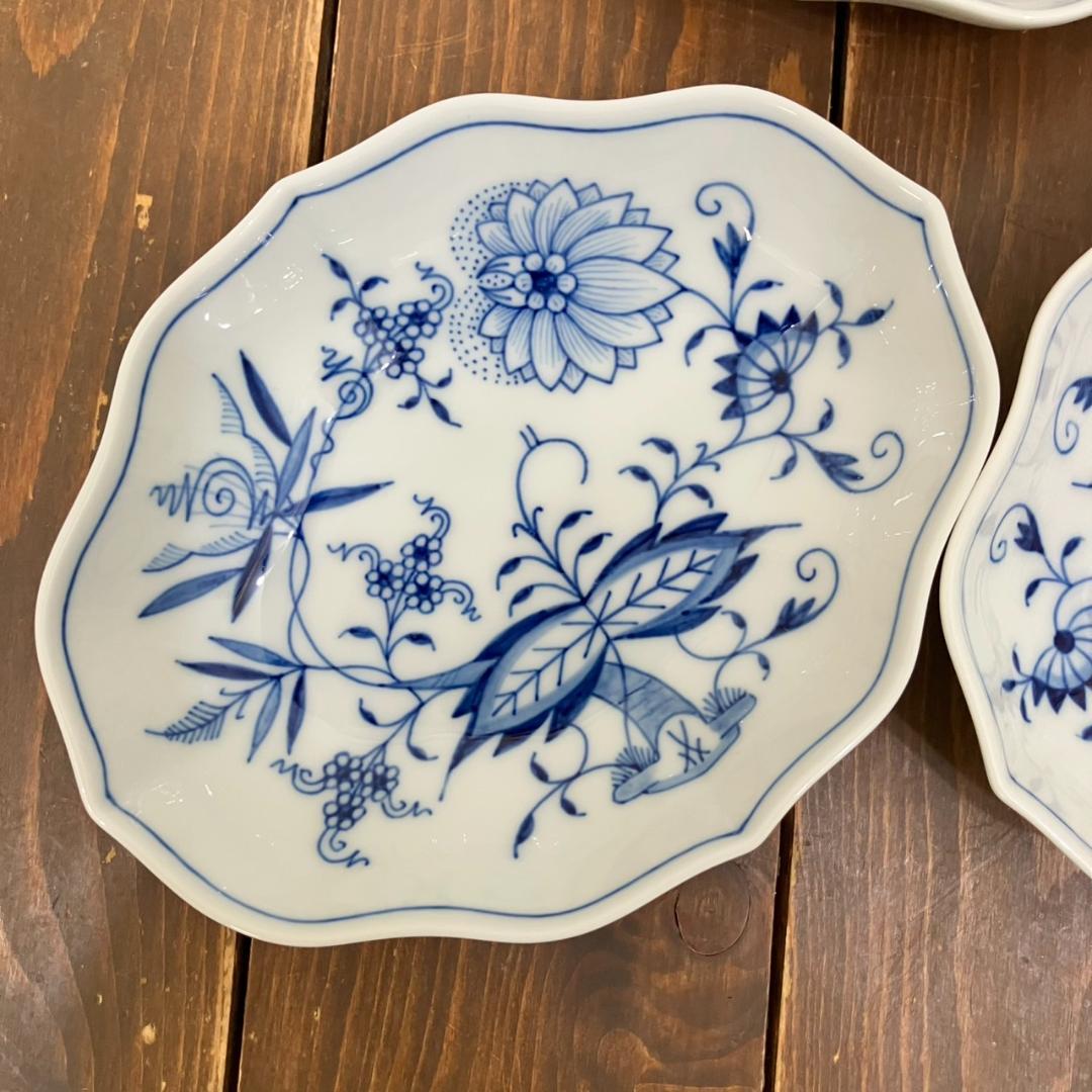 MEISSEN　マイセン ブルーオニオン スモールディッシュ　5枚セット