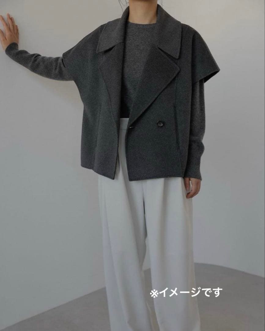 エ　Na.e Standard Wool Vest チャコール ウールベスト