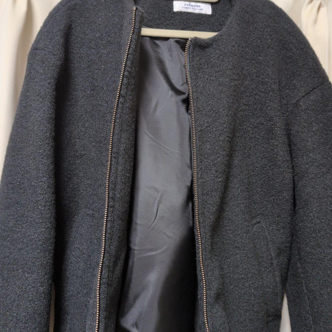 ジャーナルスタンダードレリューム　ポリエステルナッピングブルゾン