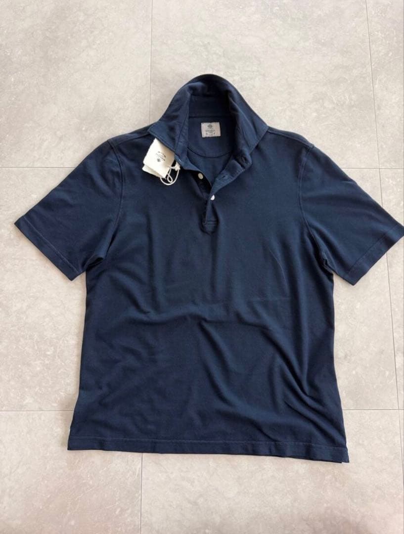 【新品】LUIGI BORRELLI ルイジボレッリ 46 ポロシャツ