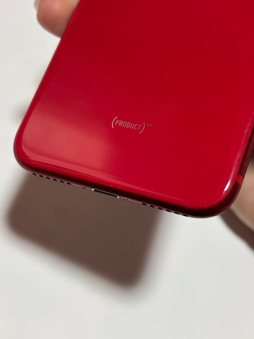 iPhoneSE 第二世代 64GB RED フロントパネルカスタム→ホワイト