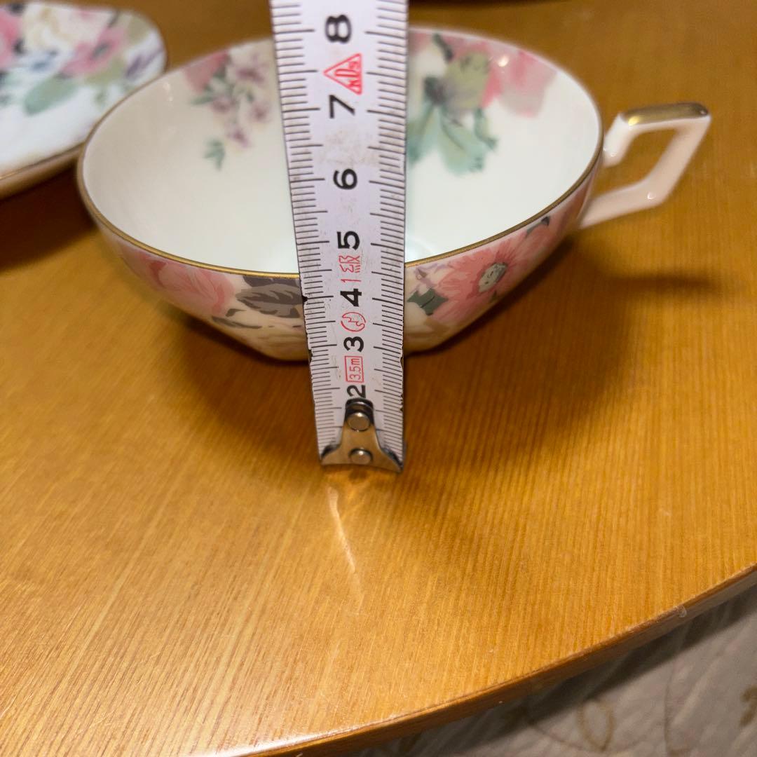 日本製MARUI花柄食器セット ティーポット付き