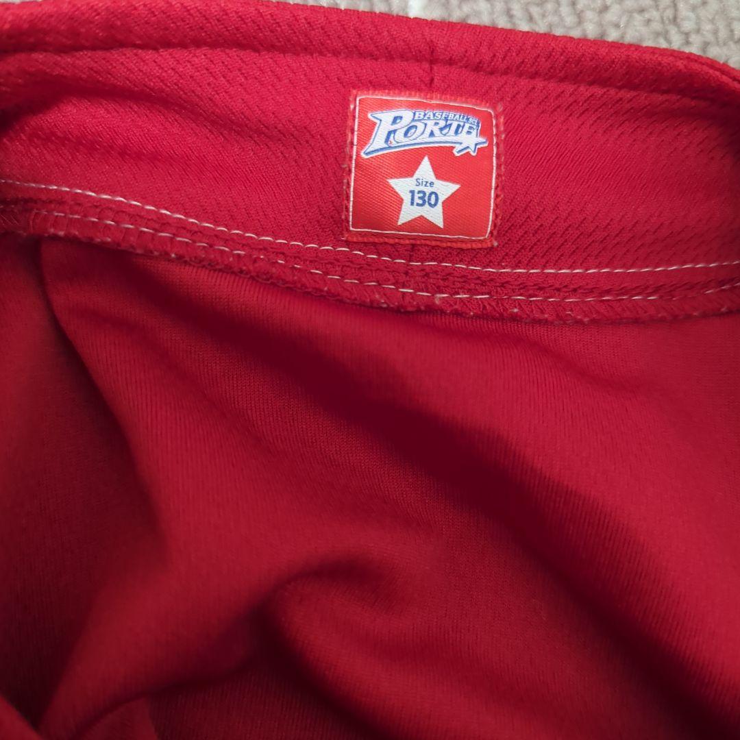 ポルテ ユニフォームセット130 キャップ付き Sサイズ ハーフパンツ150付き