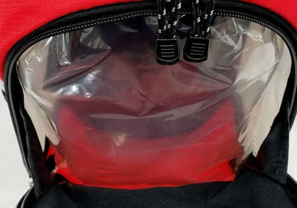 未使用品MDGOLF ゴルフ キャディバッグ ゴルフバッグ ブラックレッド系