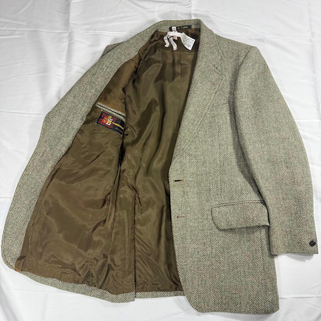 【希少】70's 青タグ ハリスツイード ヴィンテージツイードジャケット