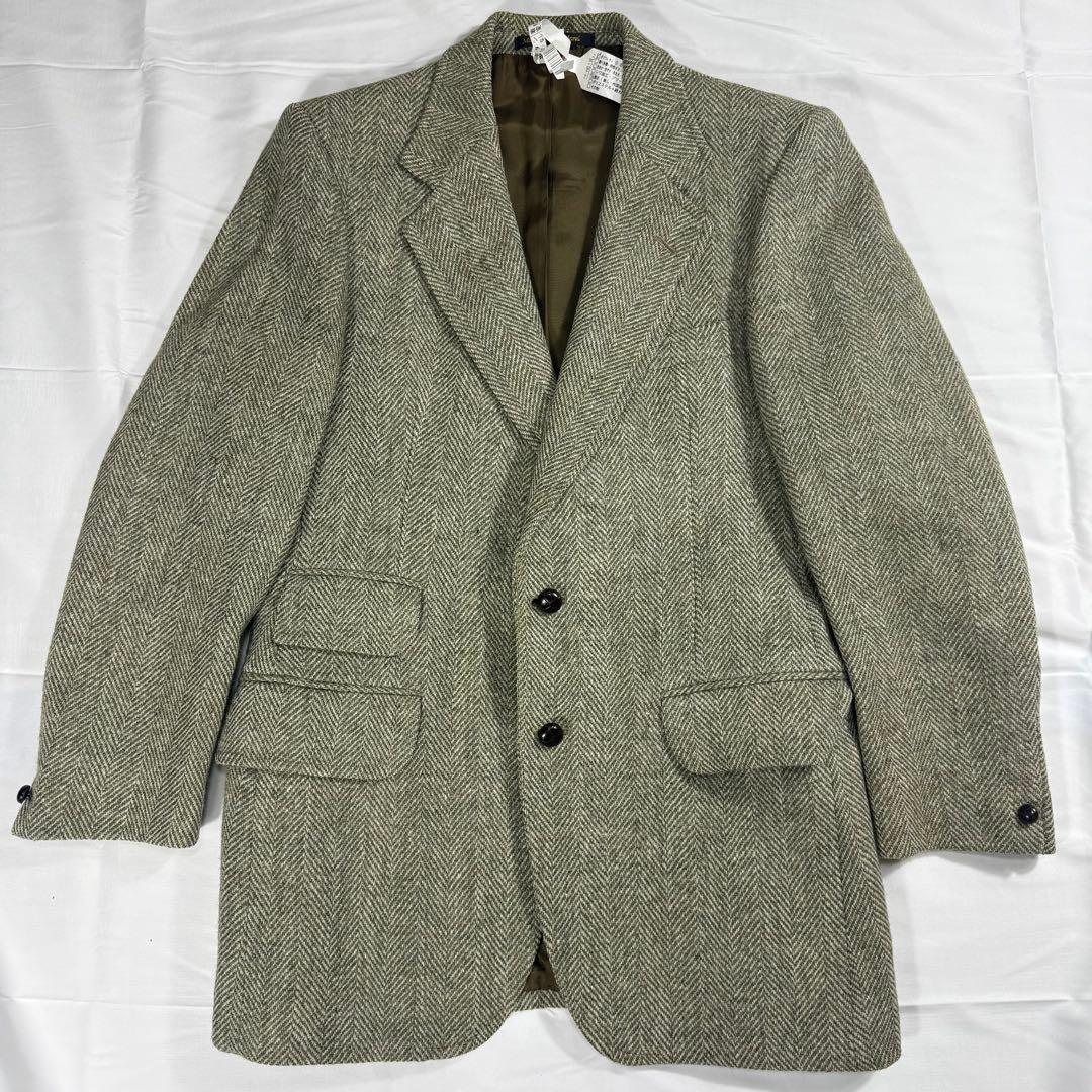 【希少】70's 青タグ ハリスツイード ヴィンテージツイードジャケット