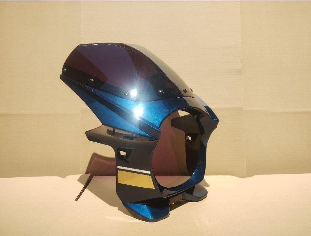 新品！Kawasaki/Z900RS/ビキニカウル/青玉虫/オリジナルペイント