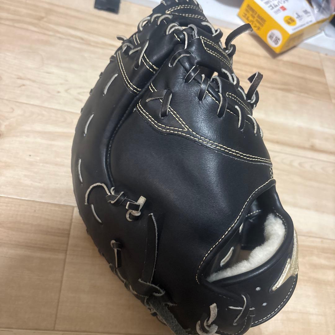 ミズノ 軟式グローブ 黒 ファーストミット