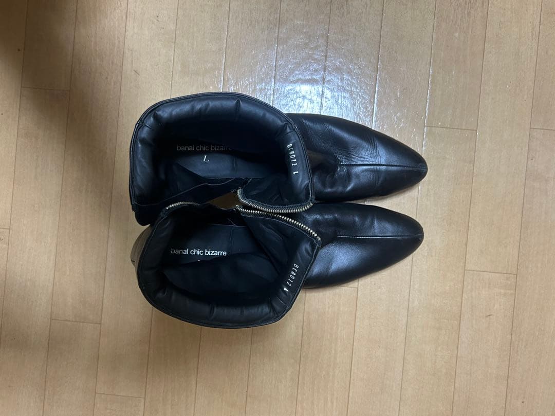 banal chic bizarre ヒールブーツ レザー