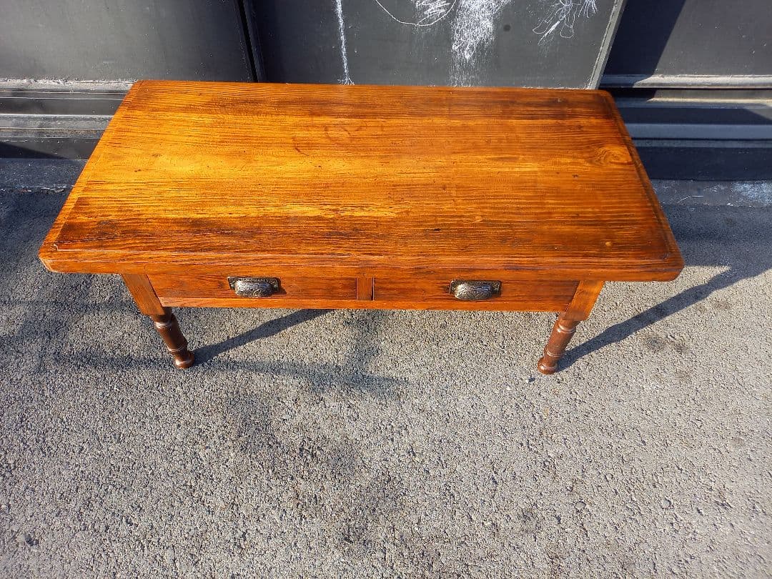 hitomi_rome　様　先約品　一枚板　無垢材　天板　引出し付　ローテーブル