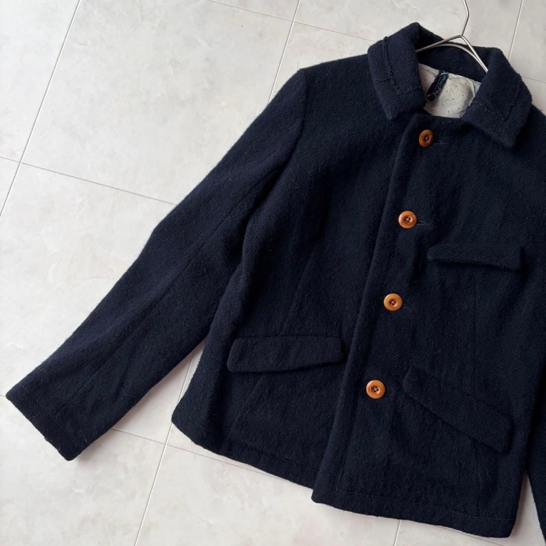 45Rフォーティファイブアール umi908 縮絨ウール ショートコート