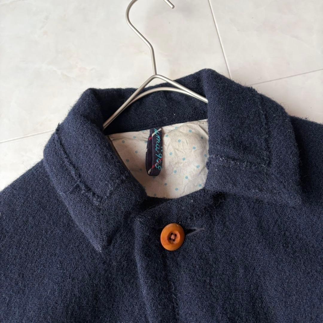 45Rフォーティファイブアール umi908 縮絨ウール ショートコート