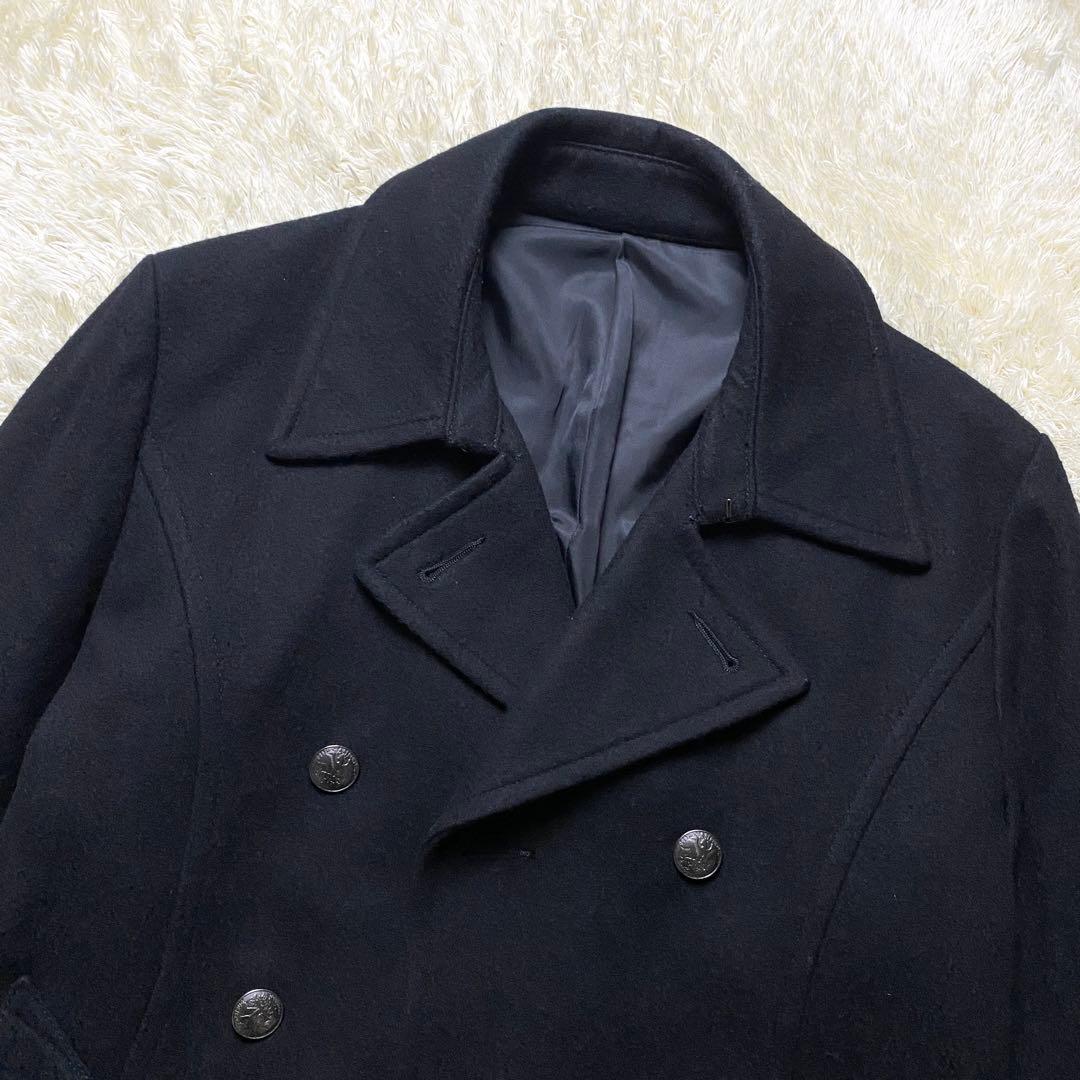 【美品】PPFM ナポレオンジャケット ブラック Pコート ダブル y2k