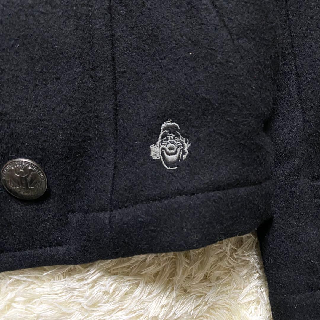 【美品】PPFM ナポレオンジャケット ブラック Pコート ダブル y2k