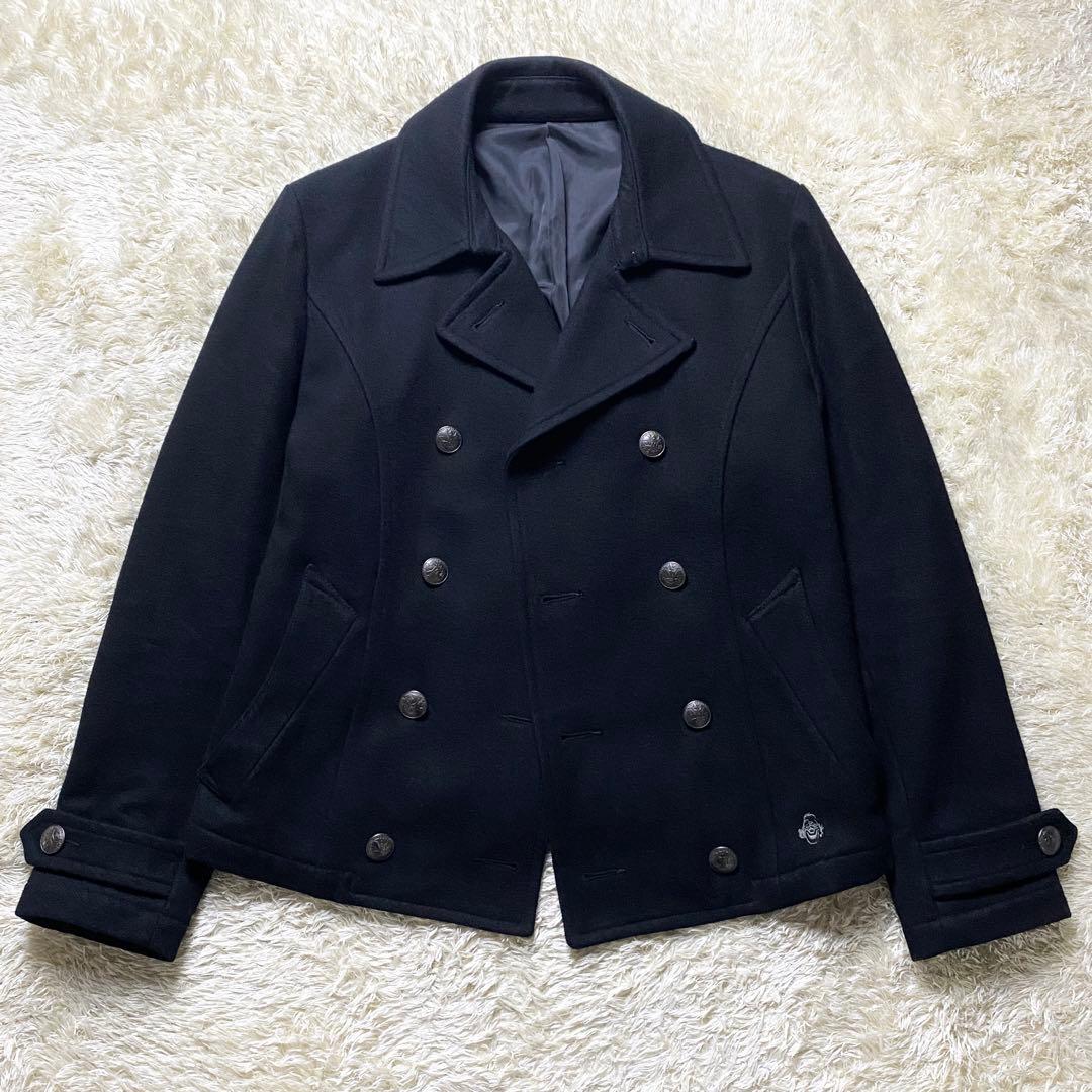 【美品】PPFM ナポレオンジャケット ブラック Pコート ダブル y2k
