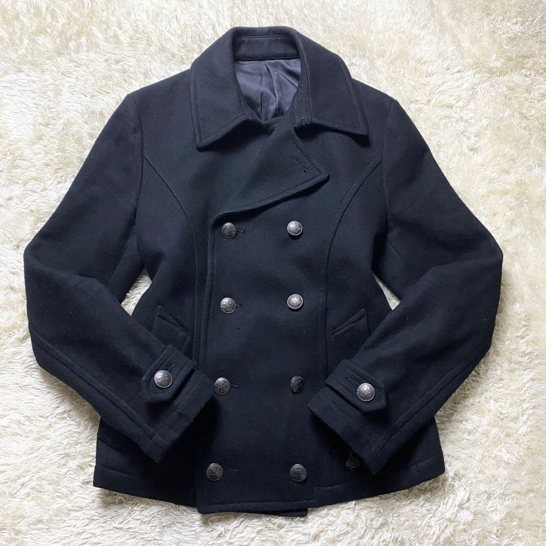 【美品】PPFM ナポレオンジャケット ブラック Pコート ダブル y2k