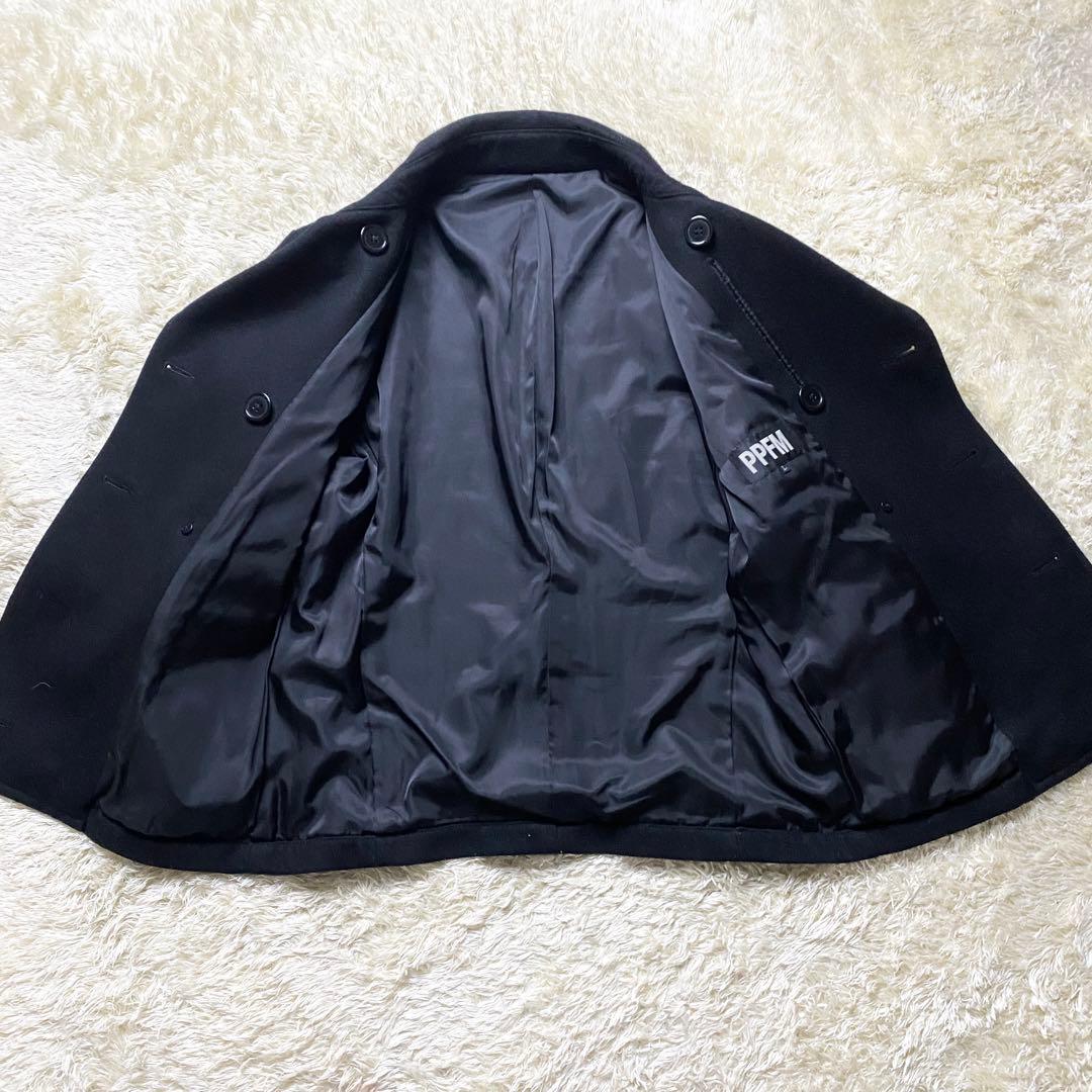 【美品】PPFM ナポレオンジャケット ブラック Pコート ダブル y2k