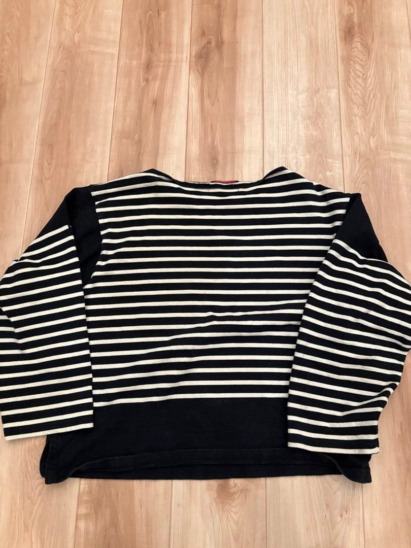 outil ストライプ柄 七分袖カットソー サイズ2