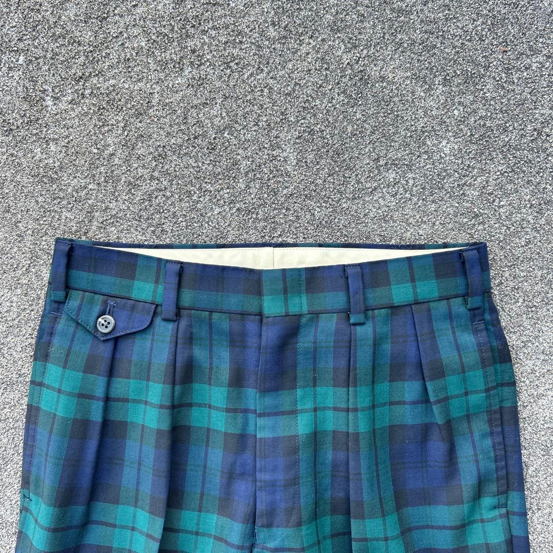 90s j.press チェックスラックス　ブラックウォッチ　y2k