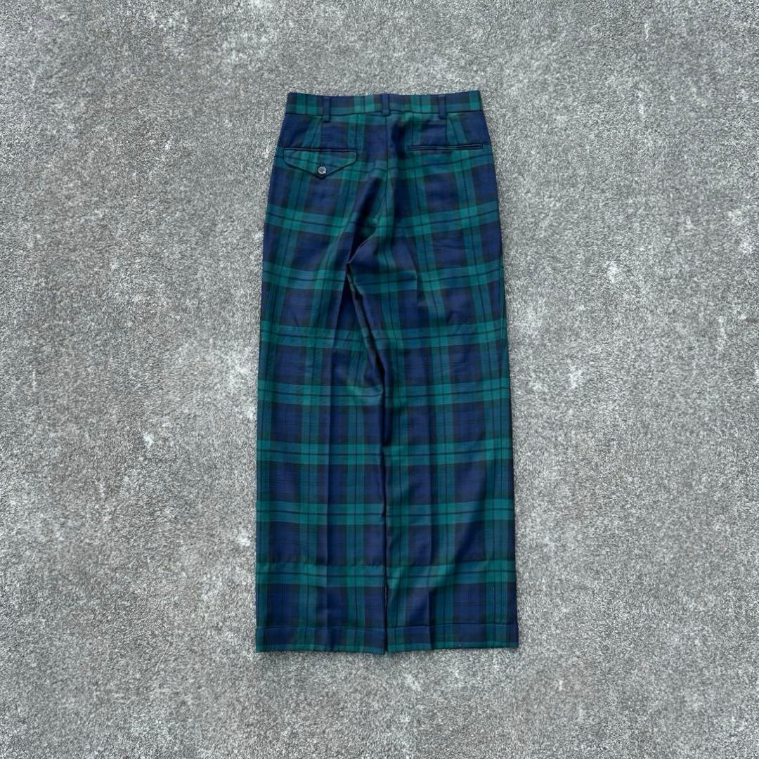 90s j.press チェックスラックス　ブラックウォッチ　y2k