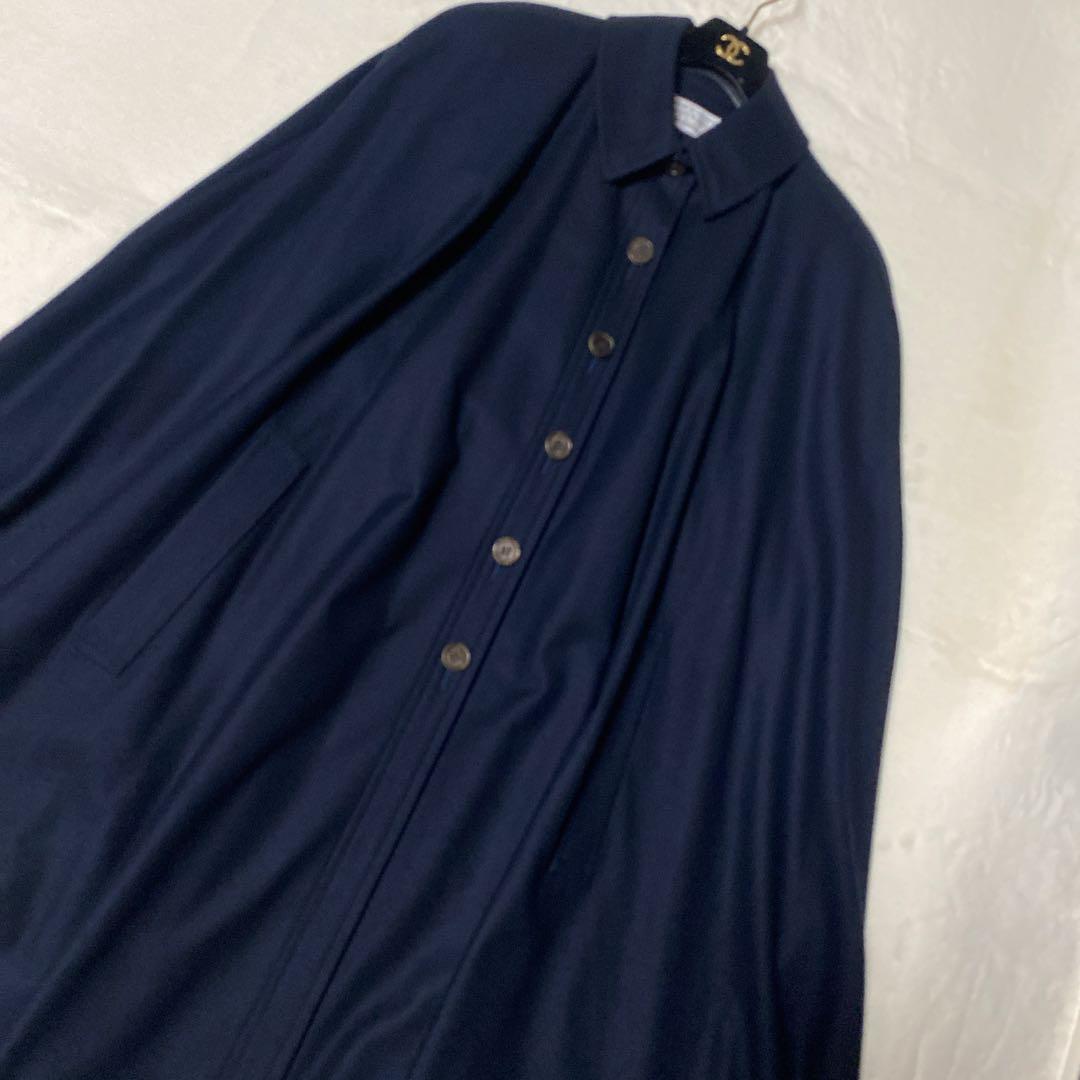 イヴサンローラン カシミアケープコート マント　コート タスマニアウール