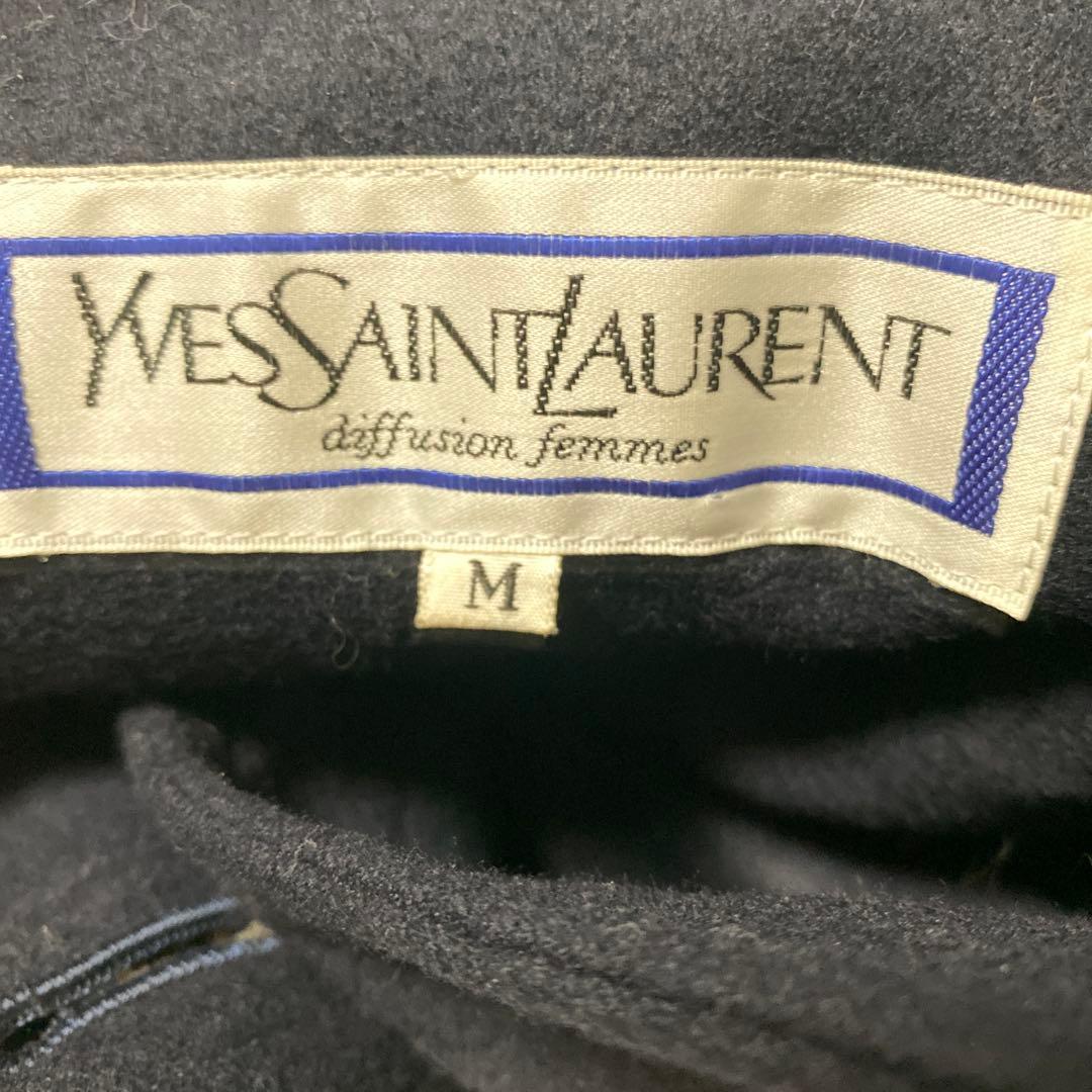 イヴサンローラン カシミアケープコート マント　コート タスマニアウール