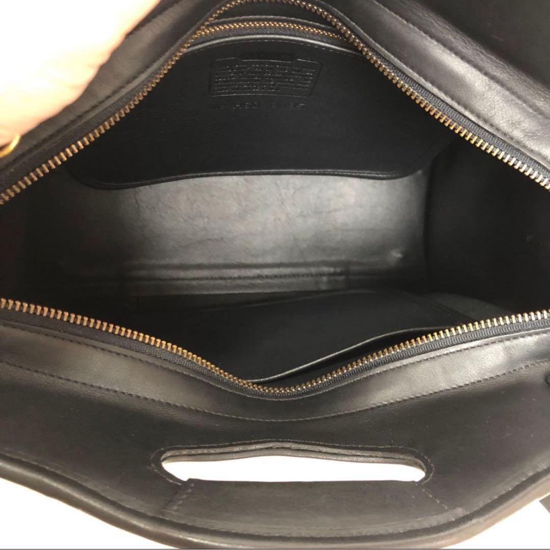 COACH オールドコーチ　9995　ハンドバッグ　レザー　ブラック