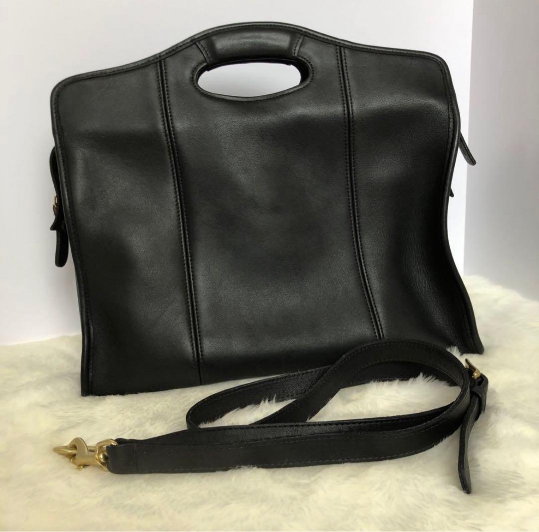 COACH オールドコーチ　9995　ハンドバッグ　レザー　ブラック