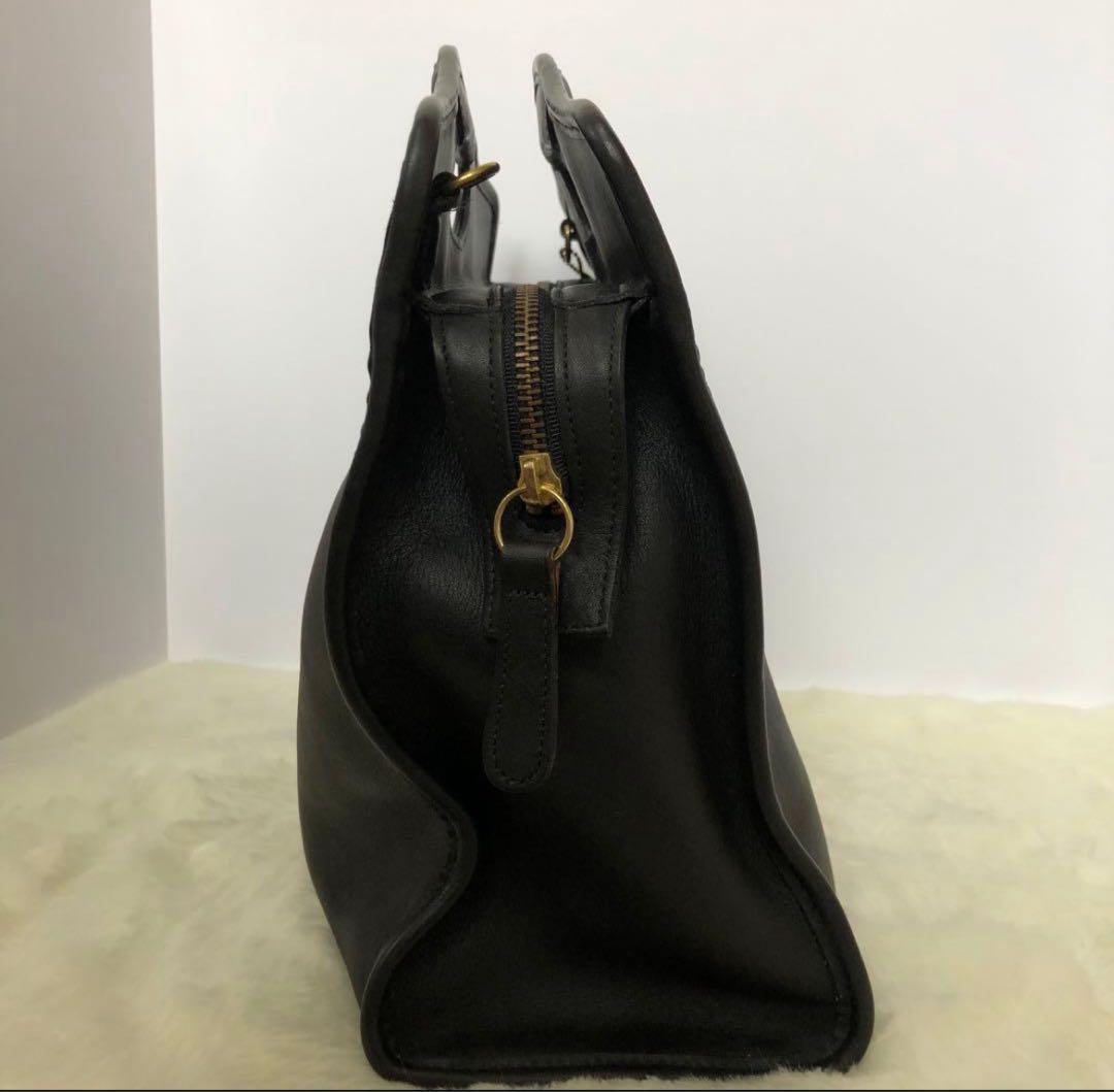 COACH オールドコーチ　9995　ハンドバッグ　レザー　ブラック