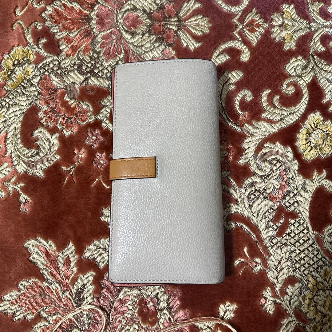 希少✨付属品完備✨ロエベ長財布 ラージバーティカルウォレット バイカラー