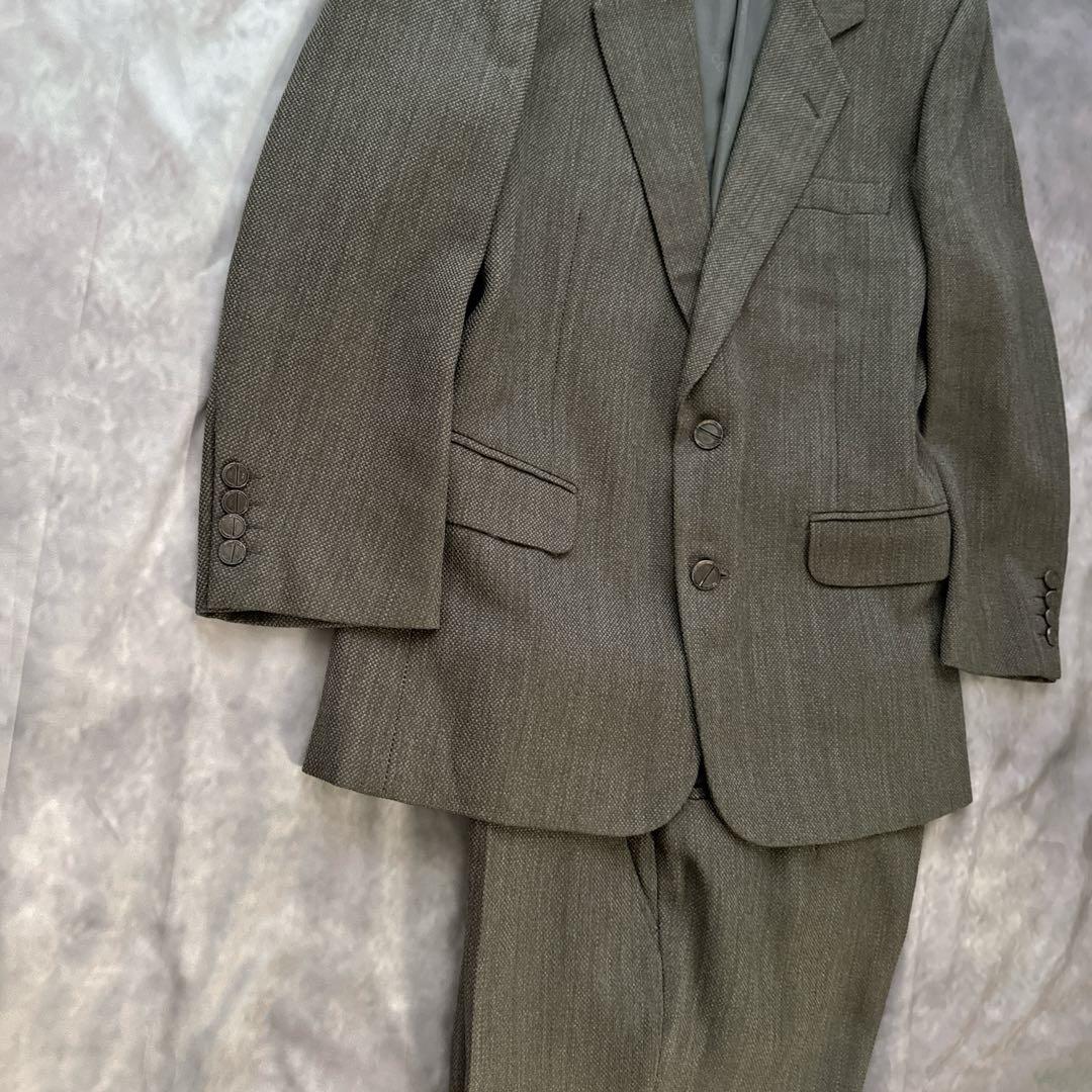 オールド　ディオール セットアップ　シングル　スーツ　チャコールグレー　y2k