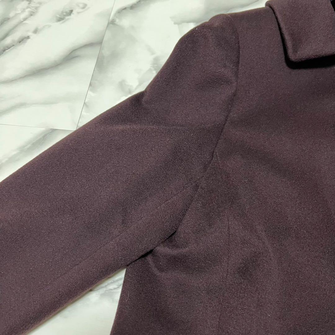 【美品】レリアン　ロロピアーナ　カシミヤ100% 大きいサイズ 13＋ ボルドー