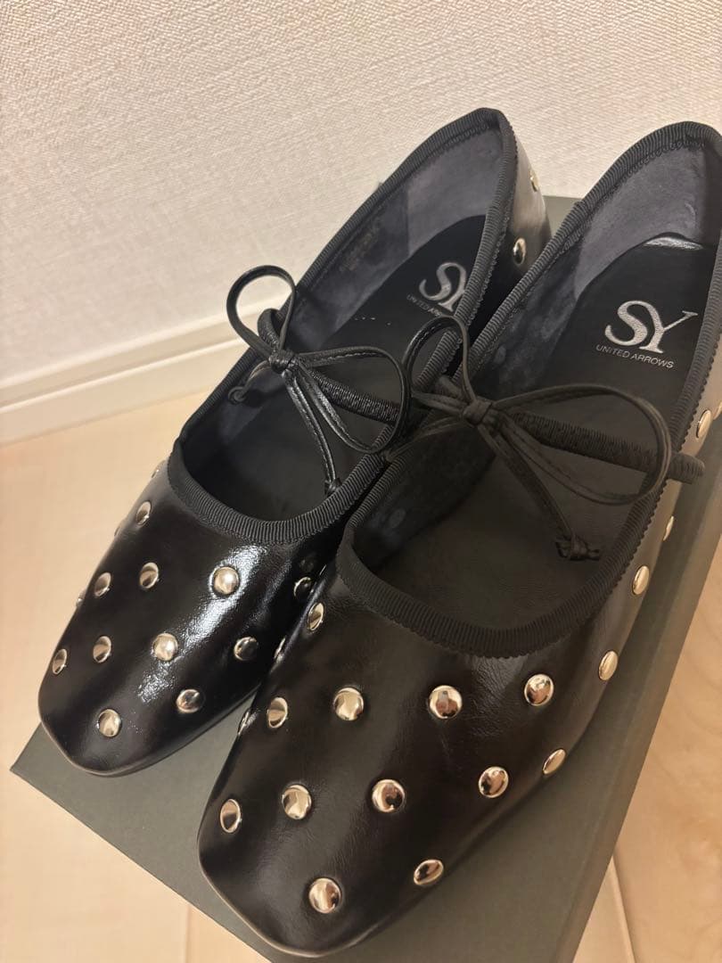 お値下げ★SY マルチドットバレエ　フラット　23.5cm