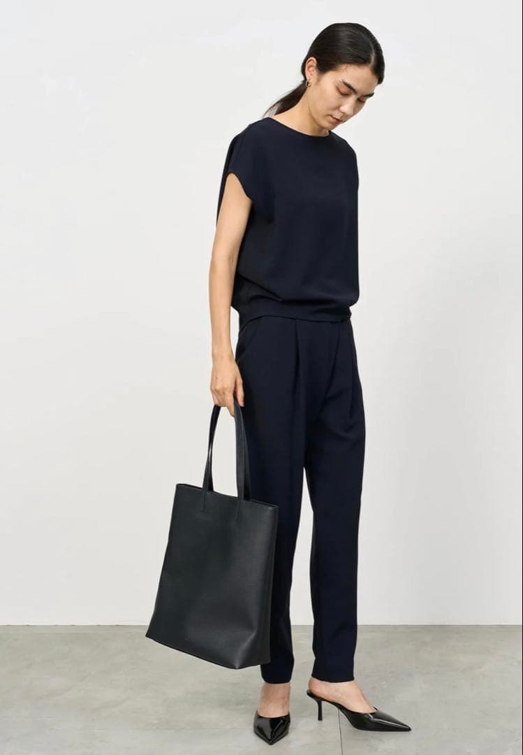 ソージュ　ヴィーガンレザーマチ付　トートバッグ