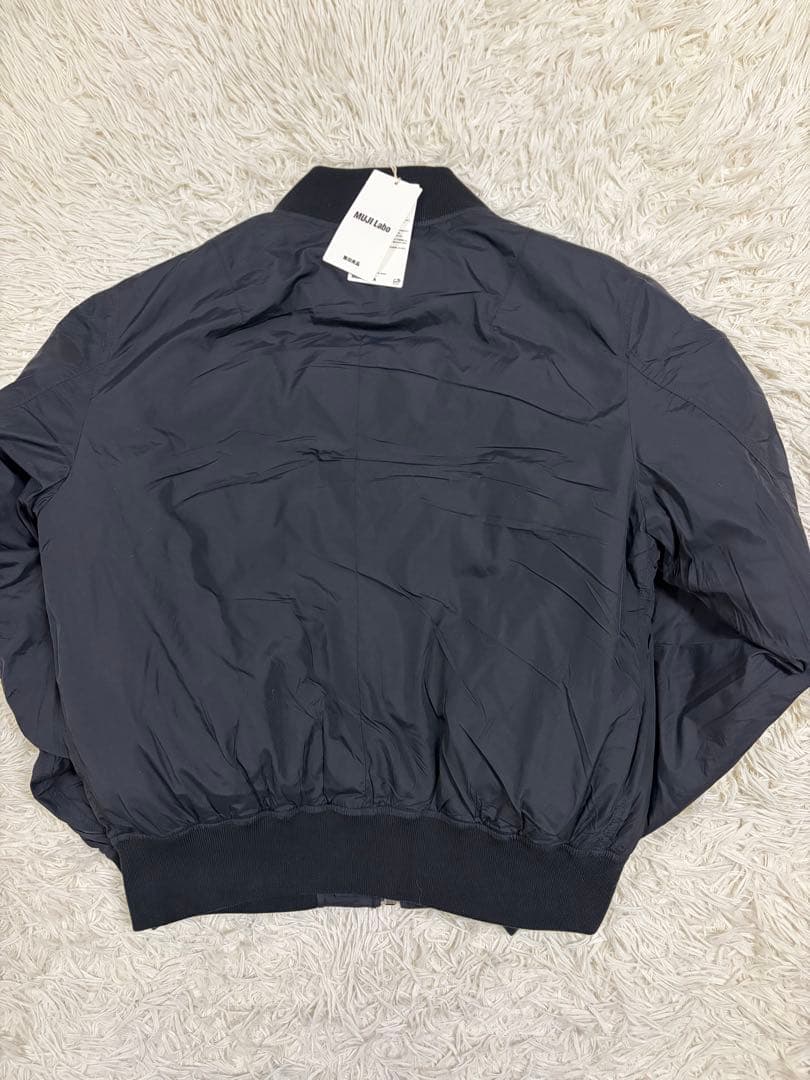 【新品】無印良品 MUJI Labo MA-1 ダウンブルゾン M ブラック