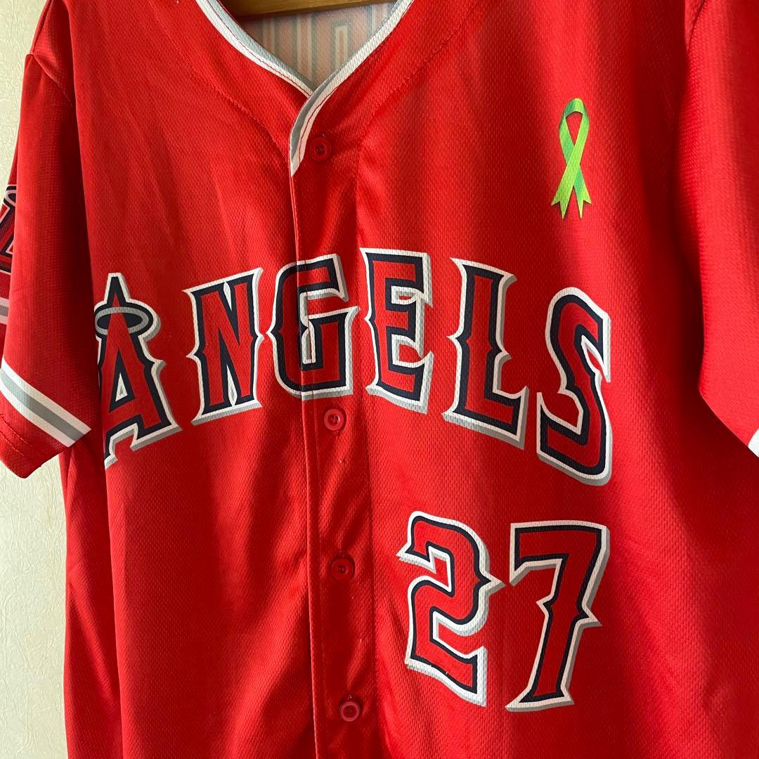 MLB メジャーリーグ野球エンジェルス27番トラウト　ユニホーム ロサンゼルス