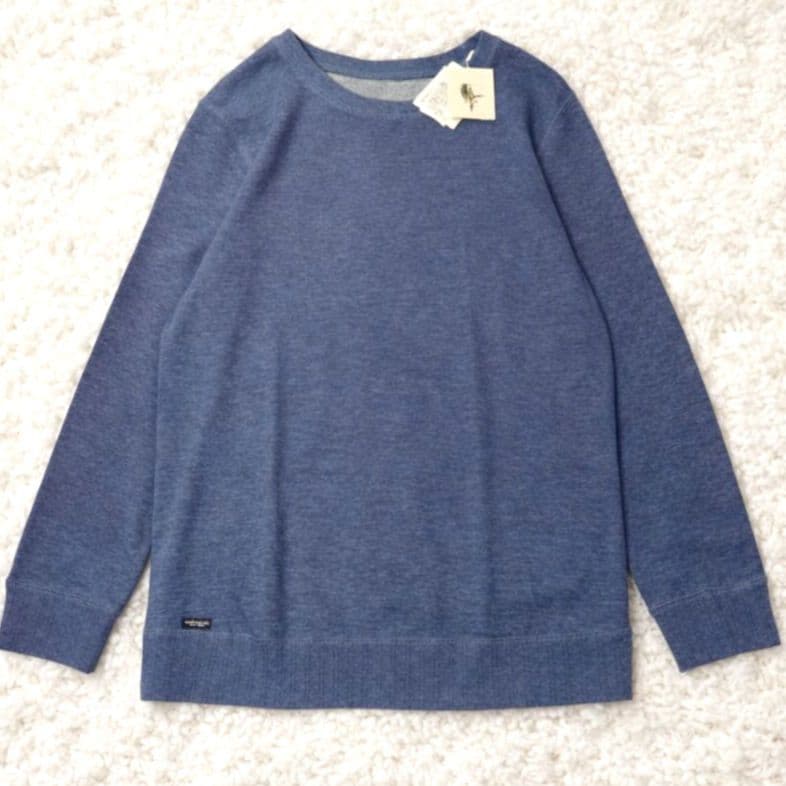 マドモアゼルノンノン【新品未使用】スーピマ裏毛　ロゴ刺繍 スウェット カットソー